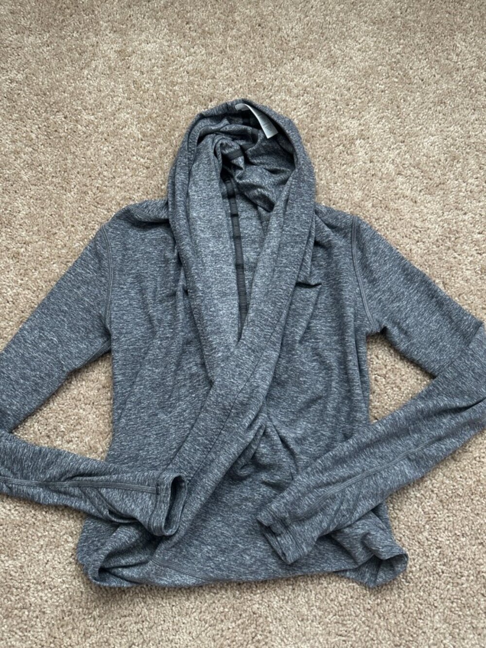 Ivivva Lululemon Girls' Gray Athletic Long Sleeve T-Shirt Size 7